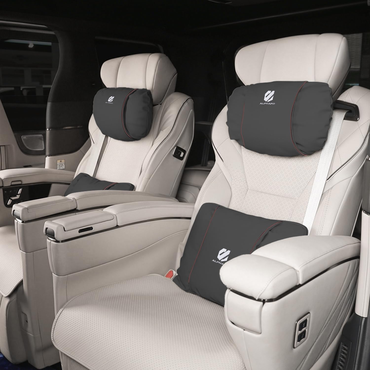 Amazon | アルファード 専用 車用品 腰痛 ヘッドレスト 背もたれ