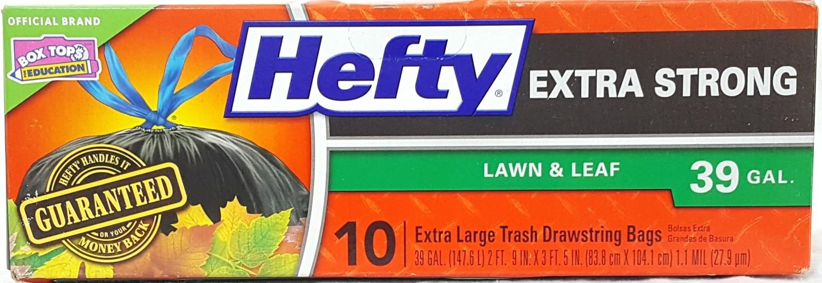 Hefty Extra Strong 39Gallon Lawn and Leaf Bags (Pack of 1
