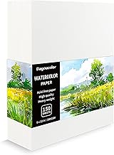 DagouColor Watercolor Paper, 9" x 12", 200GSM, 150 Pcs Drawing Paper Painting, Art Supplies Beginner Artists Adults Boys Girls
