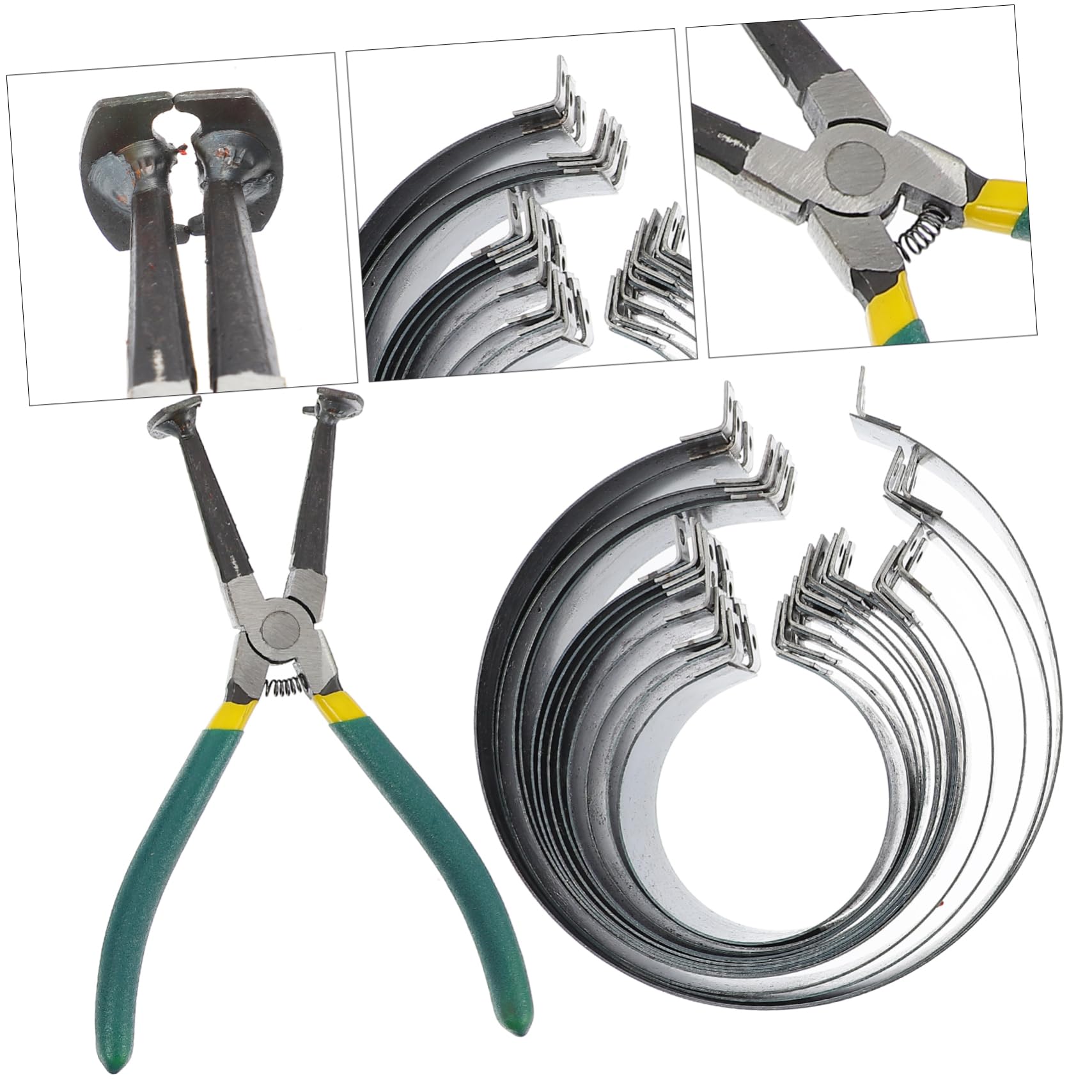 Mikinona 1set Compressore Anelli Pistone Per Motori Auto e Strumento Carbonio Con Pinze Per Installazione Cilindri