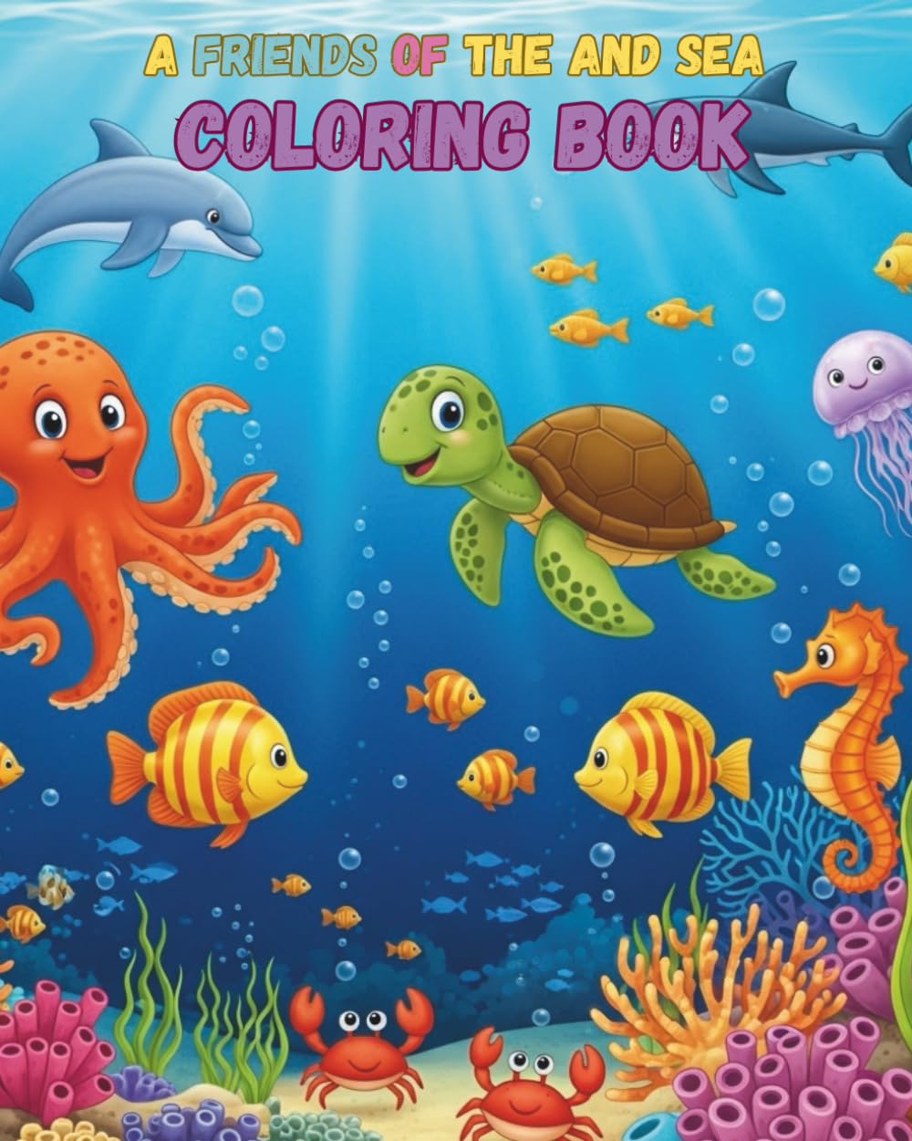 Friends of the Sea: Coloring Book