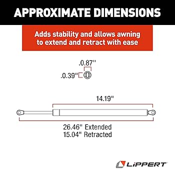 Solera® - Solera® Replacement Gas Strut for Solera® Awnings