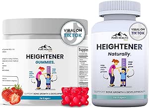 Amazon.com: Heightener Capsules + Heightener Gummies - Natural Height ...