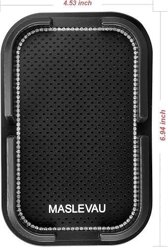 Miniatura 2 de Soporte de teléfono antideslizante para automóvil, almohadilla antideslizante reutilizable para tablero de instrumentos con almohadillas de silicona