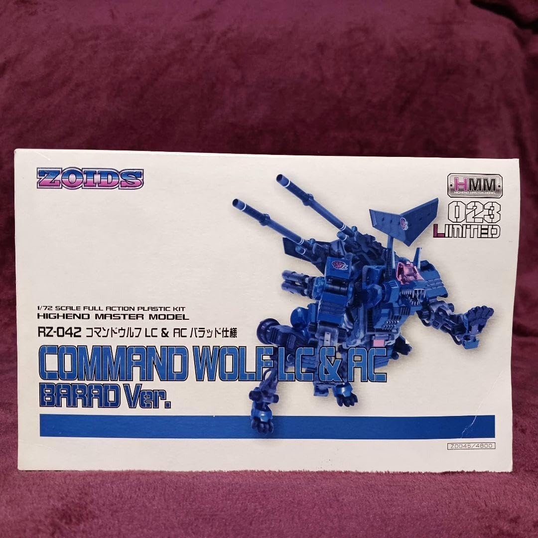 HMMゾイド　コマンドウルフ　バラッド仕様　COMMAND WOLF BARAD Amazon.com: Samurai market 1/72 Scale ZOIDS Highend Master