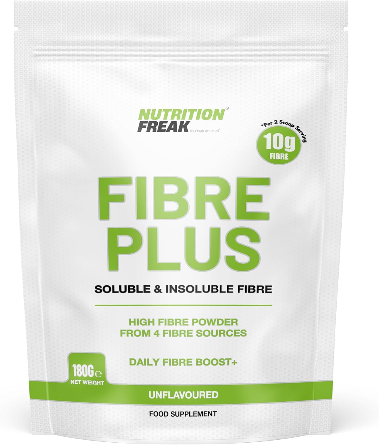 Fibre Supplement Prebiotic Fibre Powder – Soluble & Insoluble Fibre from 4 Fibre Sources – 10g Fibre Per 2 Scoop Serving – Prebiotic Fibre Suitable for Men & Women UK Made