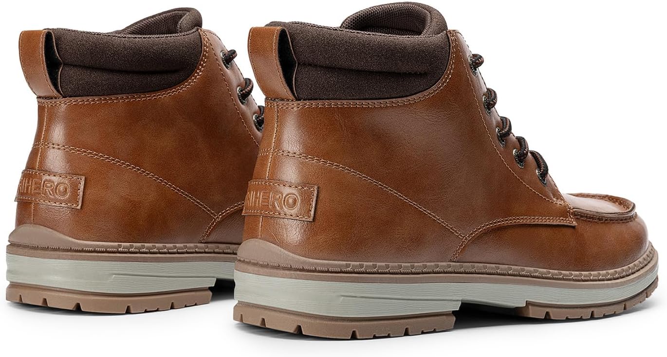 Rihero Men's Hiking Boots Fashion Casual Chukka Work Booties for Men