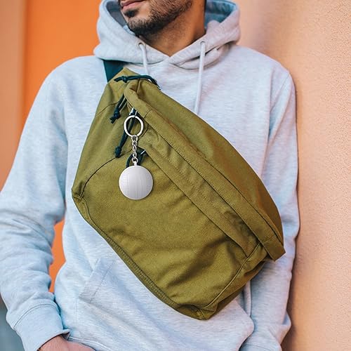 Miniatura 7 de ADXCO Paquete de 24 llaveros blancos de voleibol de espuma, mini llaveros deportivos para regalos de fiesta deportiva, recompensa de carnaval