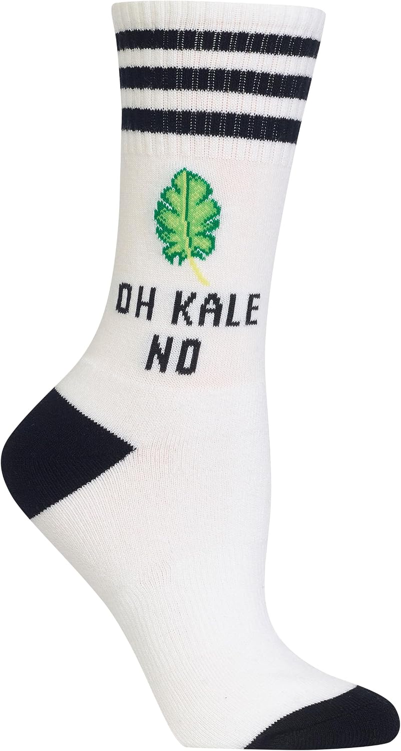 Hot Sox Women's Fun Food & Drink Novelty Crew Socks (1-Pair) image 2