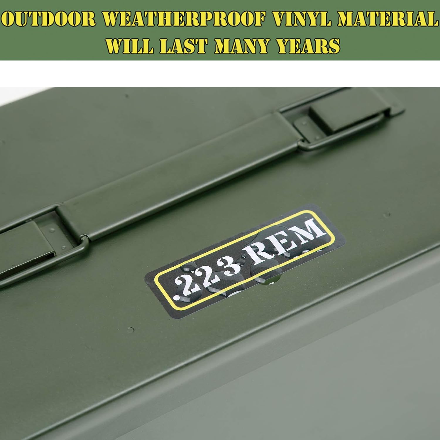 Aolamegs Ammo Can Vinyl Sticker Set Decal Label .357 9mm 10mm .458 .40 7.65 5.56 .22 12 300 30-30 (56 Pack/28 Varieties) : Sports & Outdoors
