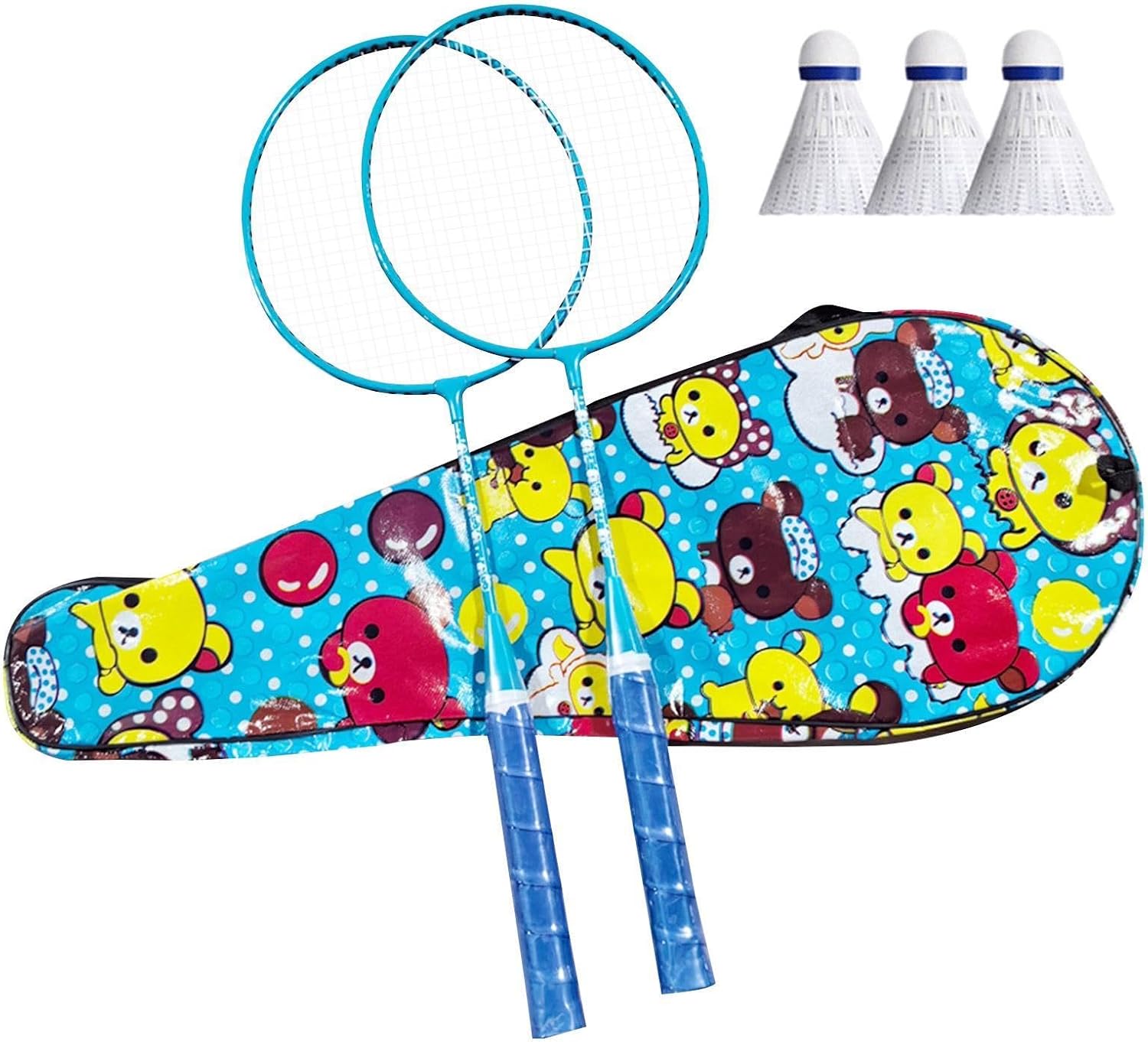 Sports Badminton Racket Carrying Bag 3 Shuttlecocks Team Sports Equipment