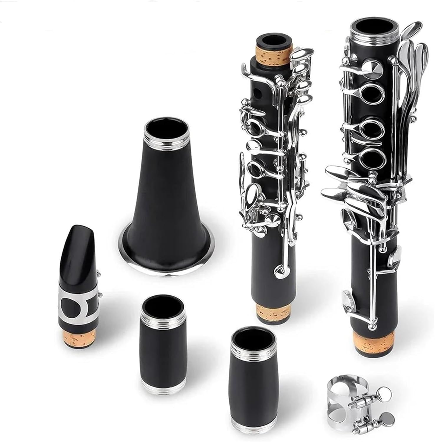 Clarinet Musical Instruments Bb Clarinet Beginner Clarinet With B Flat Clarinet Box Reed Cloth Trimmer Accessory