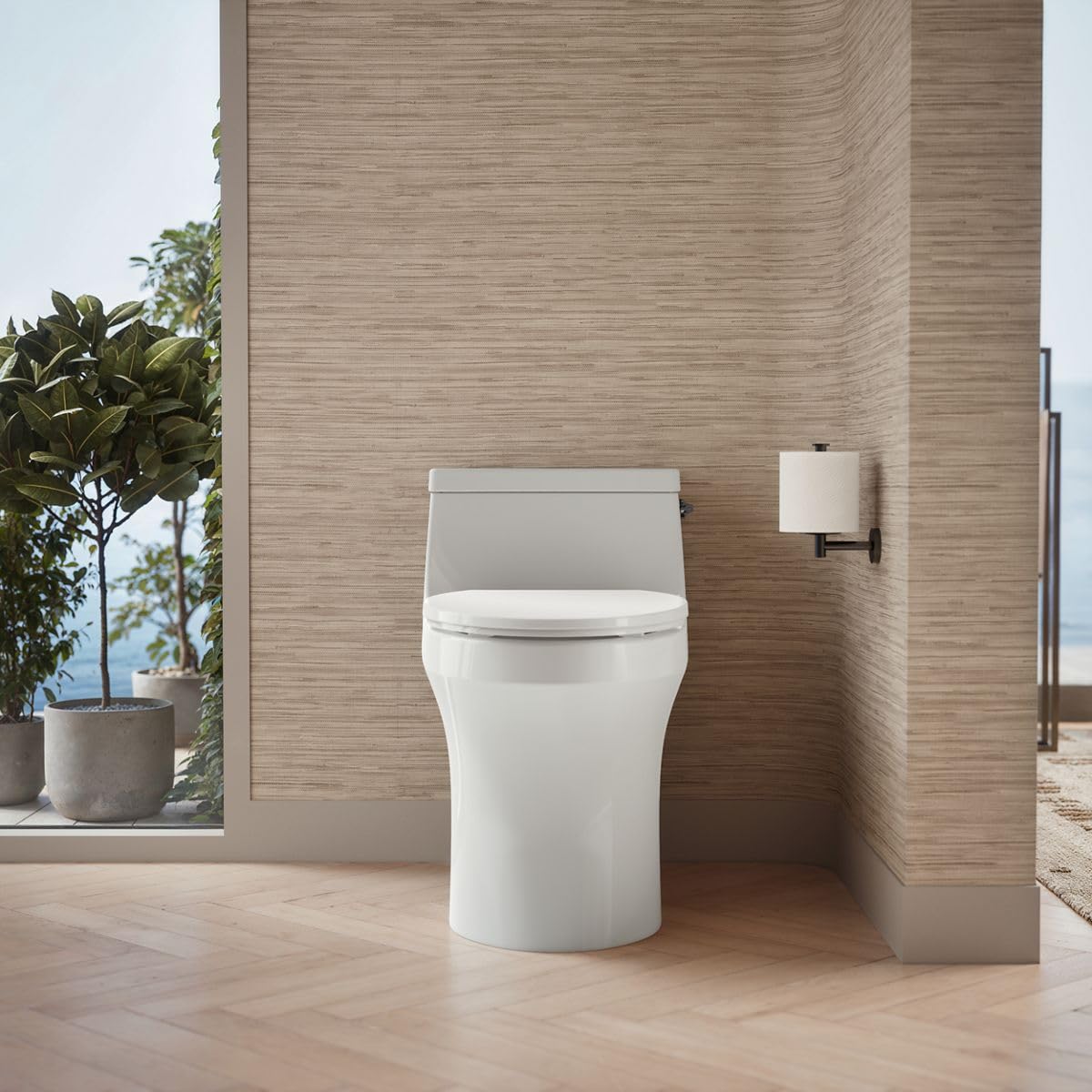 KOHLER K-5172-RA-0 San Souci Comfort Height Compact Elongated 1.28