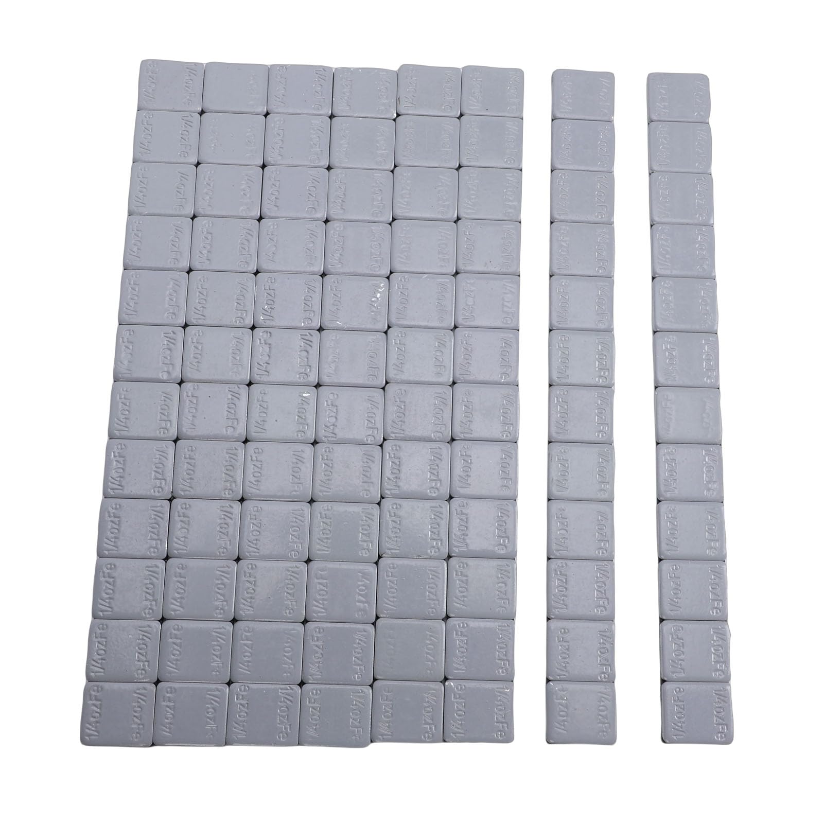 576 Pesos Adhesivos para Ruedas de 1/4 Oz, Material de Hierro Adhesivo para Ruedas, Chapado en Zinc, Pesos de Equilibrio de Neumáticos para Coche, Camión, SUV, Motocicleta, ATV,