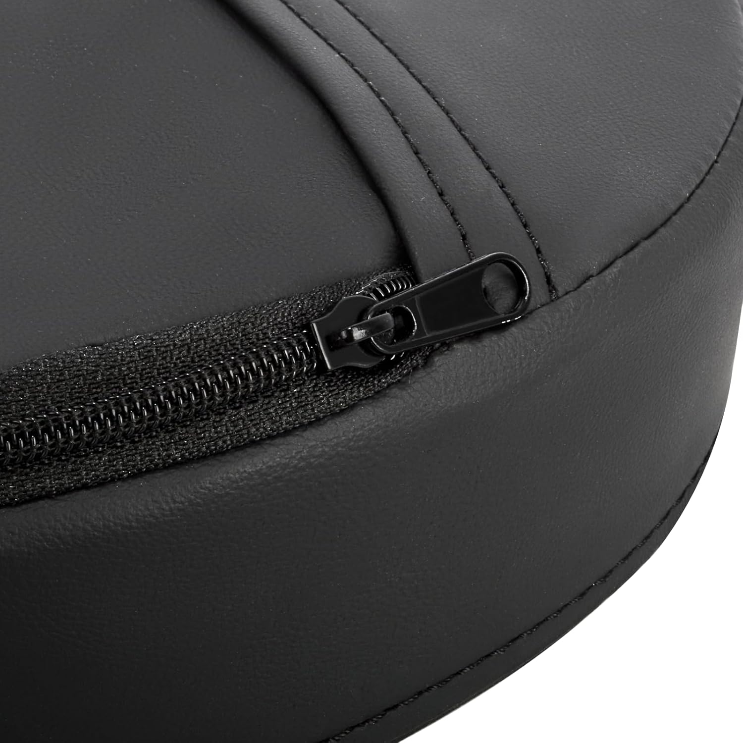 FOVPLUE Adjustable Rider Backrest, Detachable Plug-in Driver Backrest Pad for Harley Touring 1988-2025,for CVO Road Glide Street Glide Tri Glide FLHTK/L Electra Glide Road King, Comfort Stitch Style