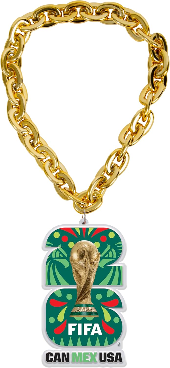 FIFA World Cup Flag 17" Fan Chain – Lightweight & Comfortable – Great For Game Day & Supprting Your Country