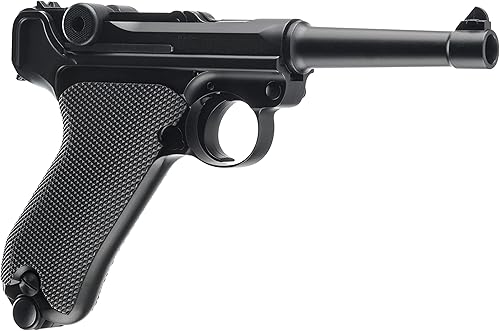 Miniatura 3 de Umarex Legends P.08 - Pistola de aire comprimido de calibre 177 (metal), Negro