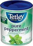 Tetley Pure Peppermint Herbal Tea - 40 Tea Bags, 64 grams, Naturally Caffeine Free Tea, Decaf Tea