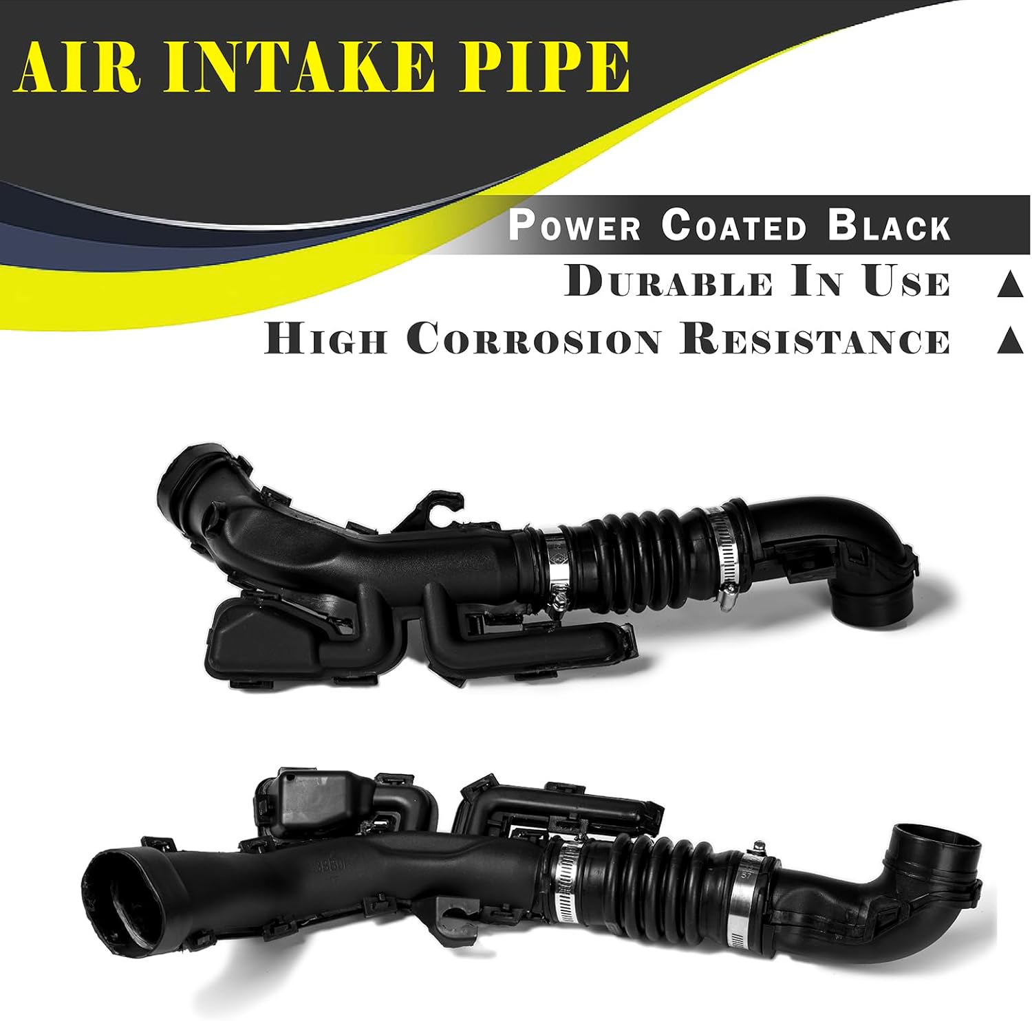 Air Intake Duct Pipe Fit for Nissan Versa/Versa Note 1.6L l4 Gas 2013-2019, Replace 16554-9KA0B, Engine Air Cleaner Intake Duct Resonator