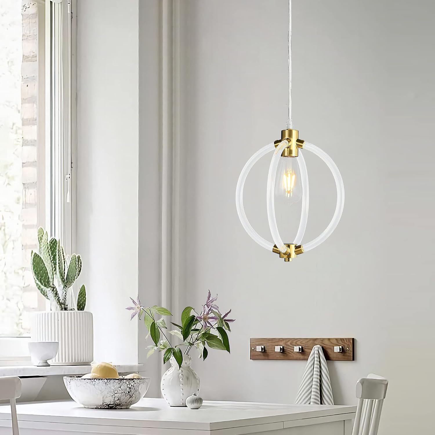 Amazon Crazy 🔥 Deals 1-Light Gold Pendant Light, Modern Chandelier with Brushed Brass Finish, Rustic Pendant Lighting for Kitchen Island, Dining Room, Bathroom Best Cyber Deals 🔥 1-Light Gold Pendant Light, Modern Chandelier with Brushed Brass Finish, Rustic Pendant Lighting for Kitchen Island, Dining Room, Bathroom