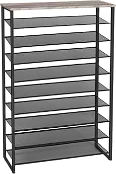 HOOBRO 10-Tier Shoe Rack, 39.4