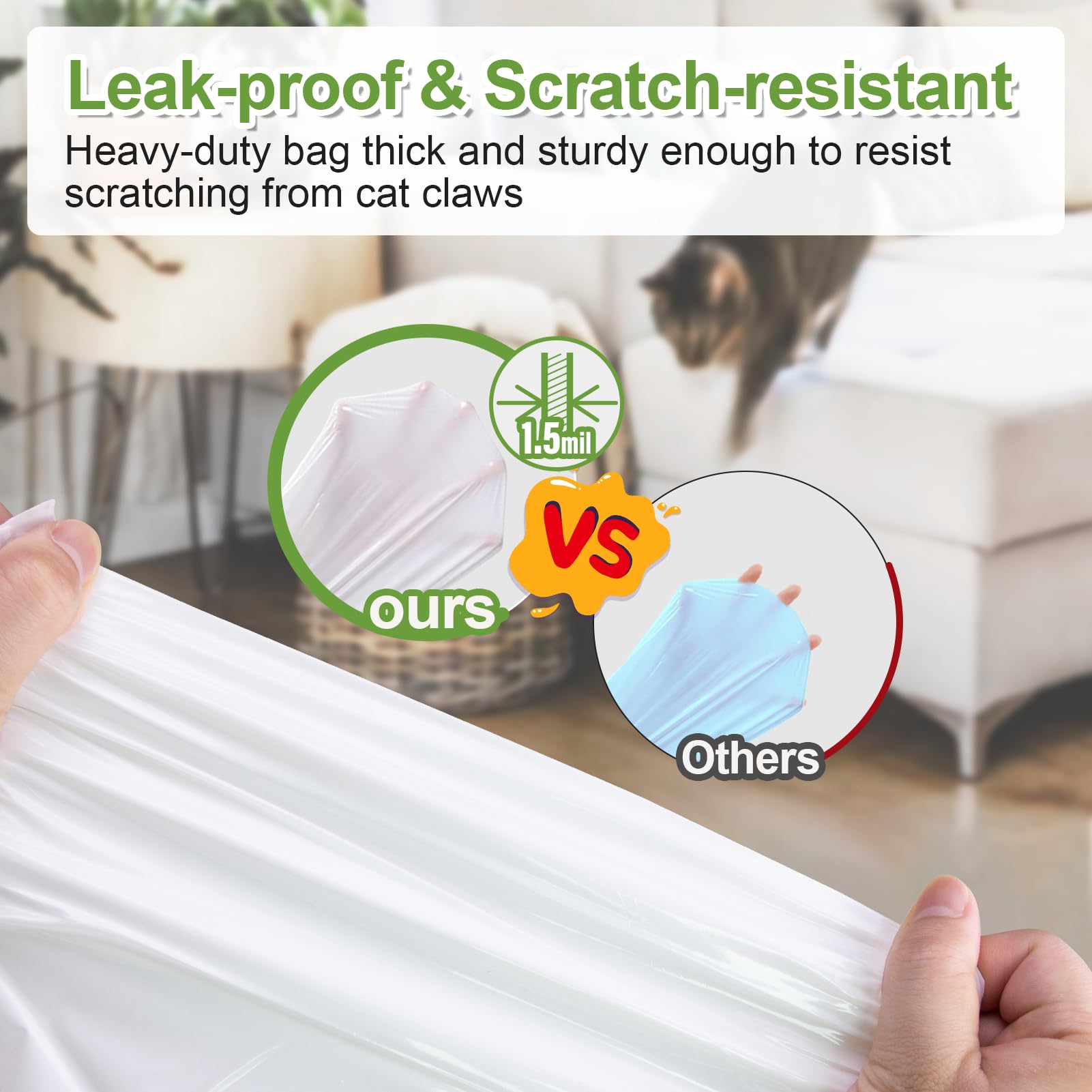 Cordón de forro de arena compatible con caja de arena automática para gatos Petkit&Cleanpethome
