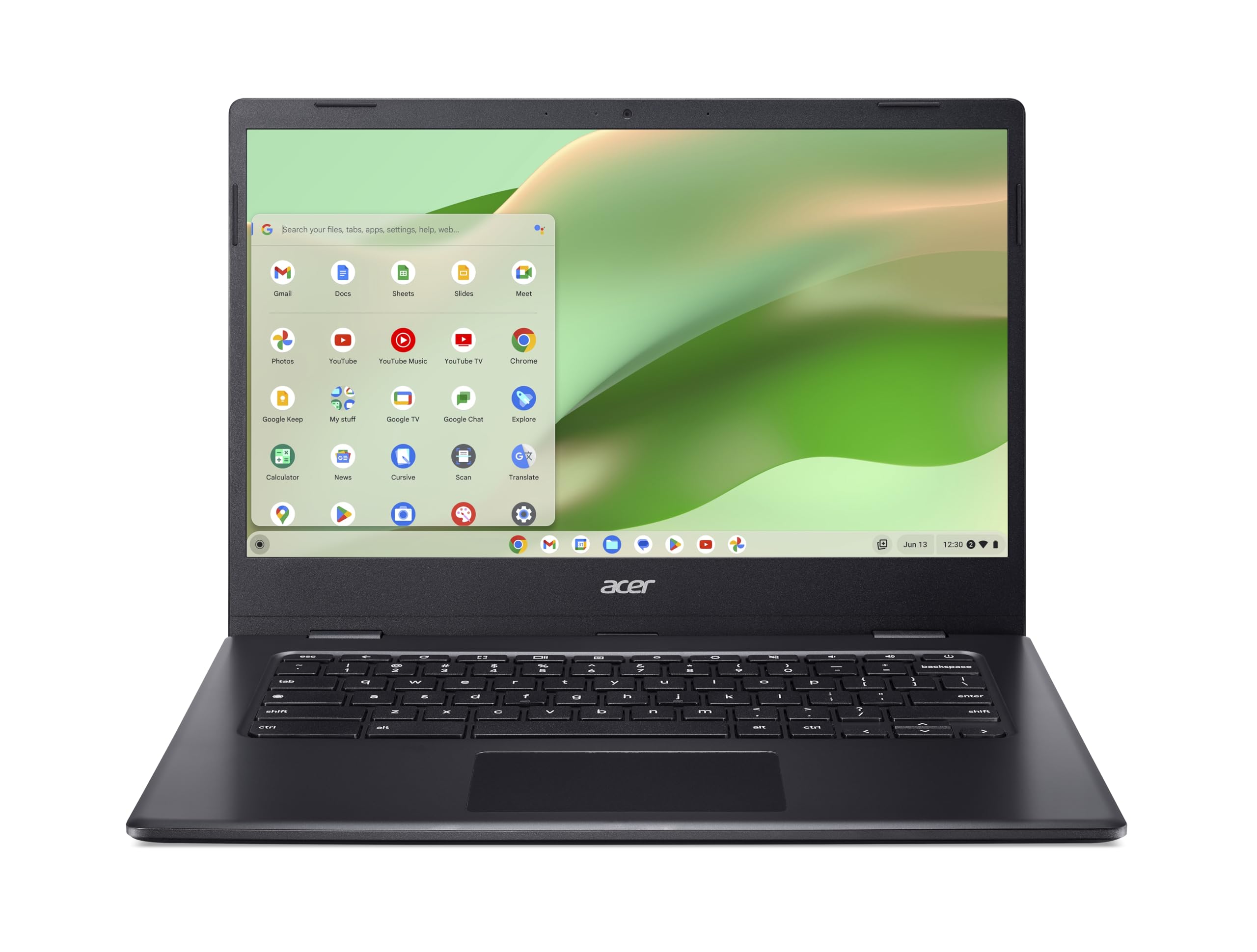 Acer Chromebook 314 (CBOA314-1H-C32M) Laptop, 14" FHD Display, Intel Celeron N4500, 4 GB RAM, 128 GB SSD, Intel UHD Graphics, Google ChromeOS, QWERTZ Keyboard, Black
