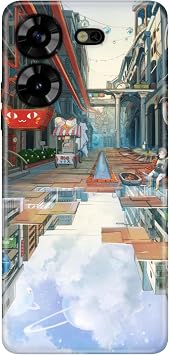 Senada Tecno Pova 5  le Uyumlu K l f Silikon Desenli Tam Koruma Resimli Kapak 3D Anime