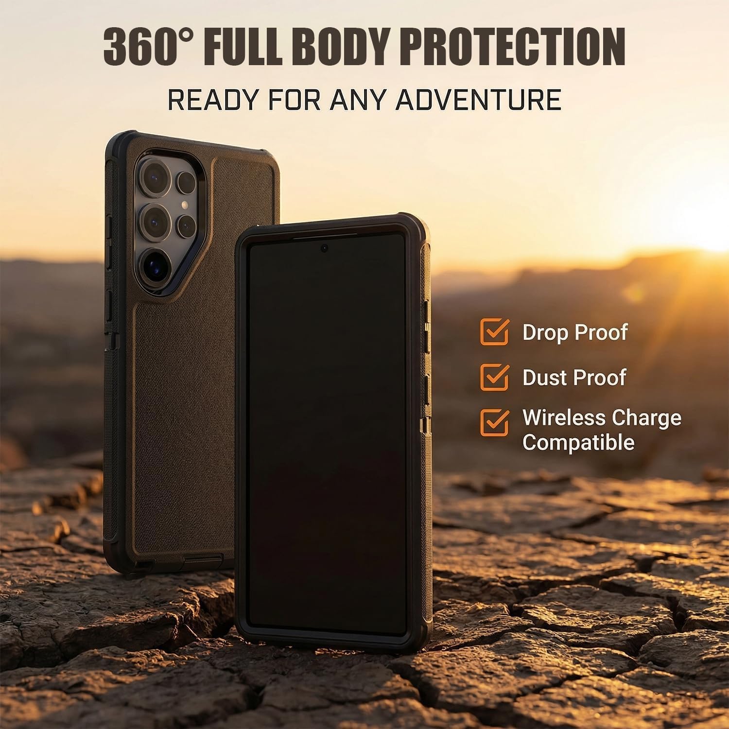 Defender - Custodia compatibile con Samsung Galaxy S26 Ultra, con clip da