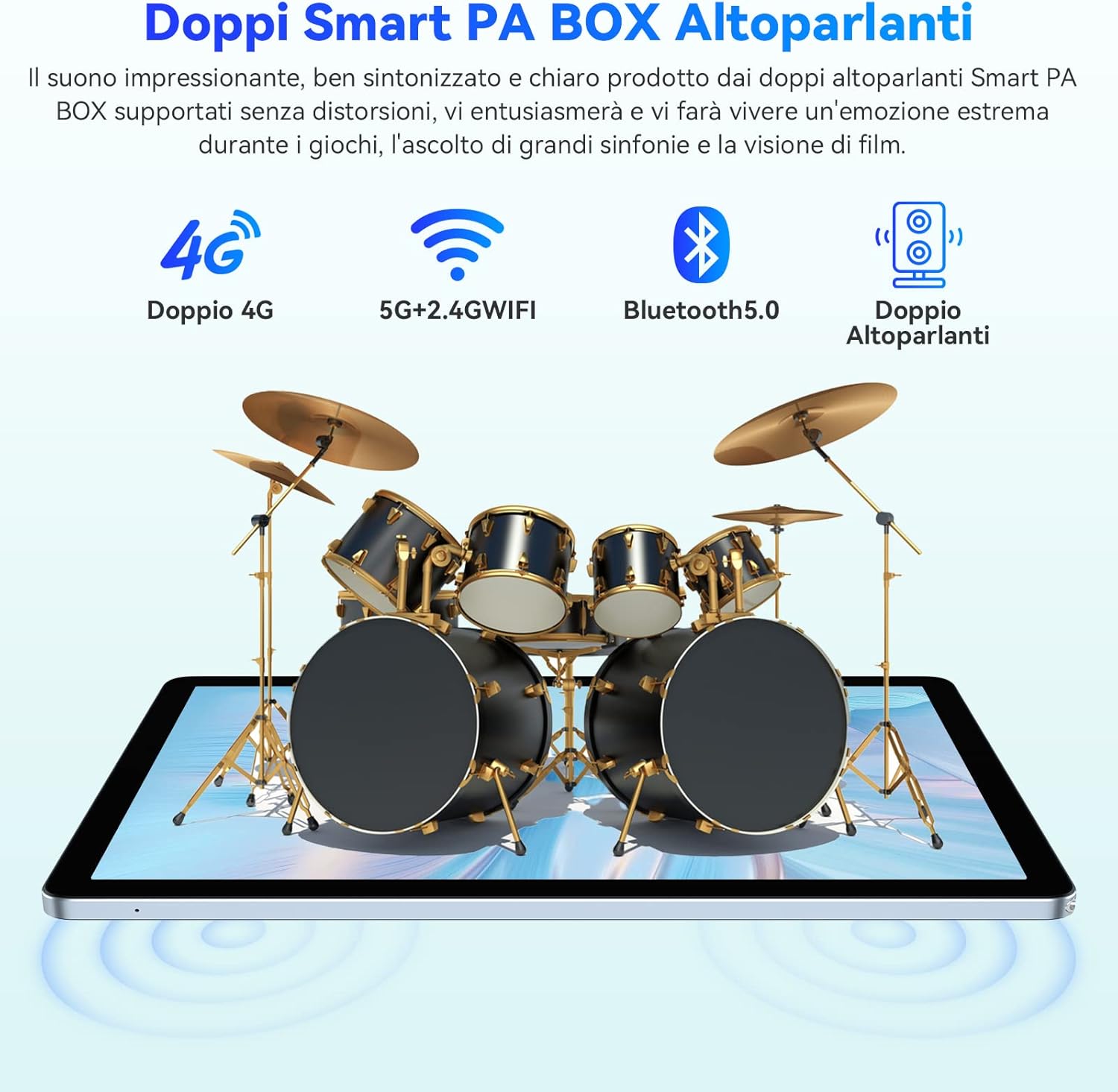 Blackview Tab 12 Pro 10.1 Pollici 14GB+128GB(TF 1TB), 13MP+5MP, 1920*1200 FHD+ Blackview Tab 12 Pro 10.1 Pollici 14GB+128GB(TF 1TB), 13MP+5MP, 1920*1200 FHD+