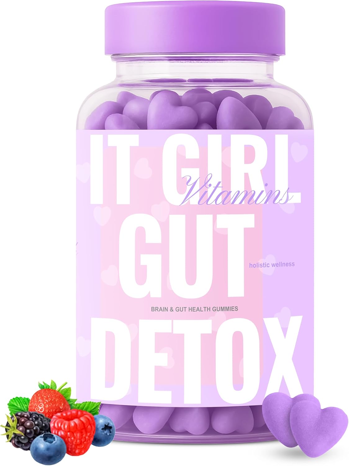 Gut Health Cleanse Detox Gummies for Women & Teens – Probiotics, Prebiotics, Digestive Enzymes & Superfoods Greens Blend – Vegan Daily Digestive Supplement for Bloating Relief, Debloat & Gut Wellness