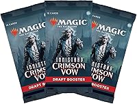 Vista 2 de Magic The Gathering Innistrad: Crimson Vow 3-Booster Draft Pack 45 cartas mágicas