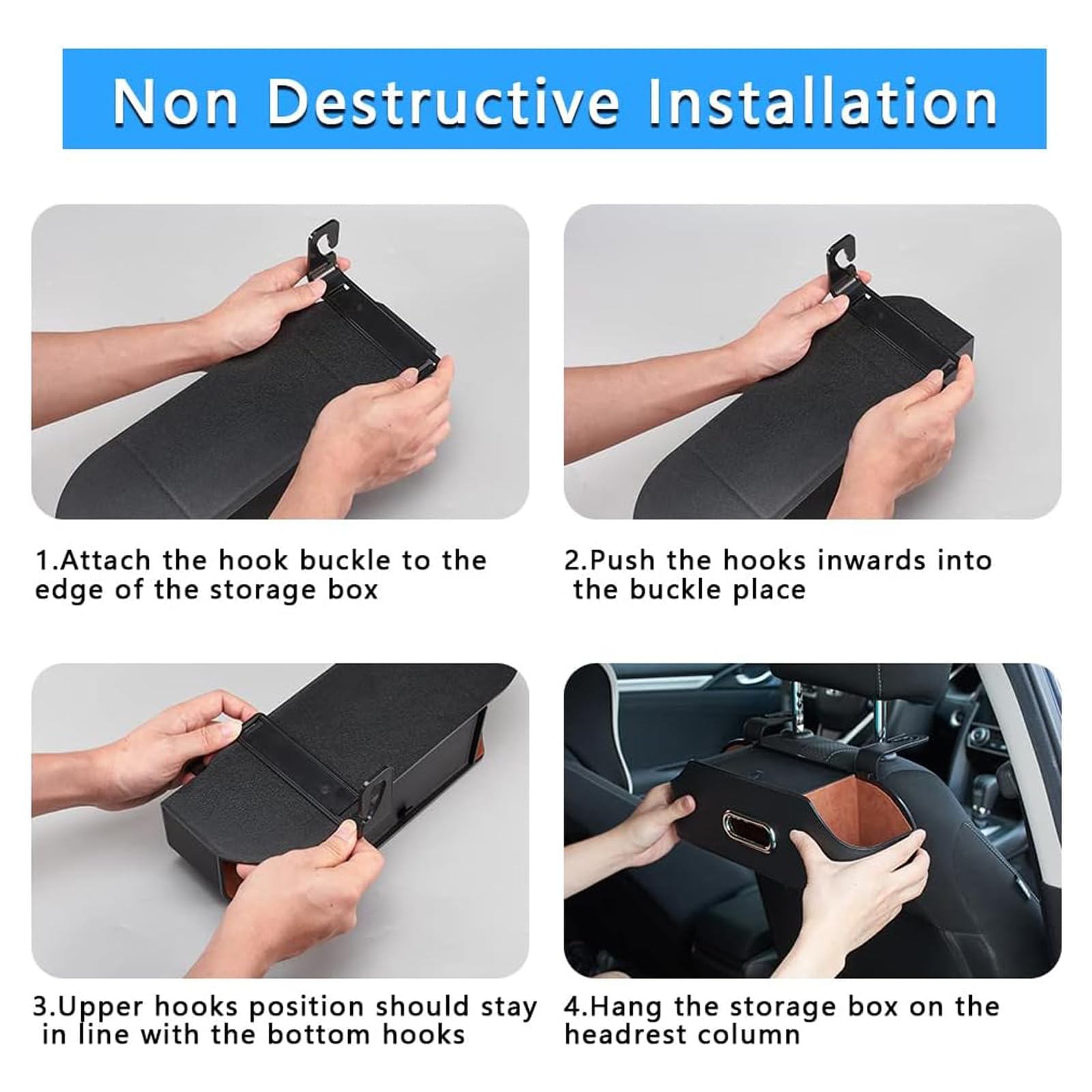 Organizador Respaldo Asiento Coche para Jaguar E-Pace/XE/XF/X-Type