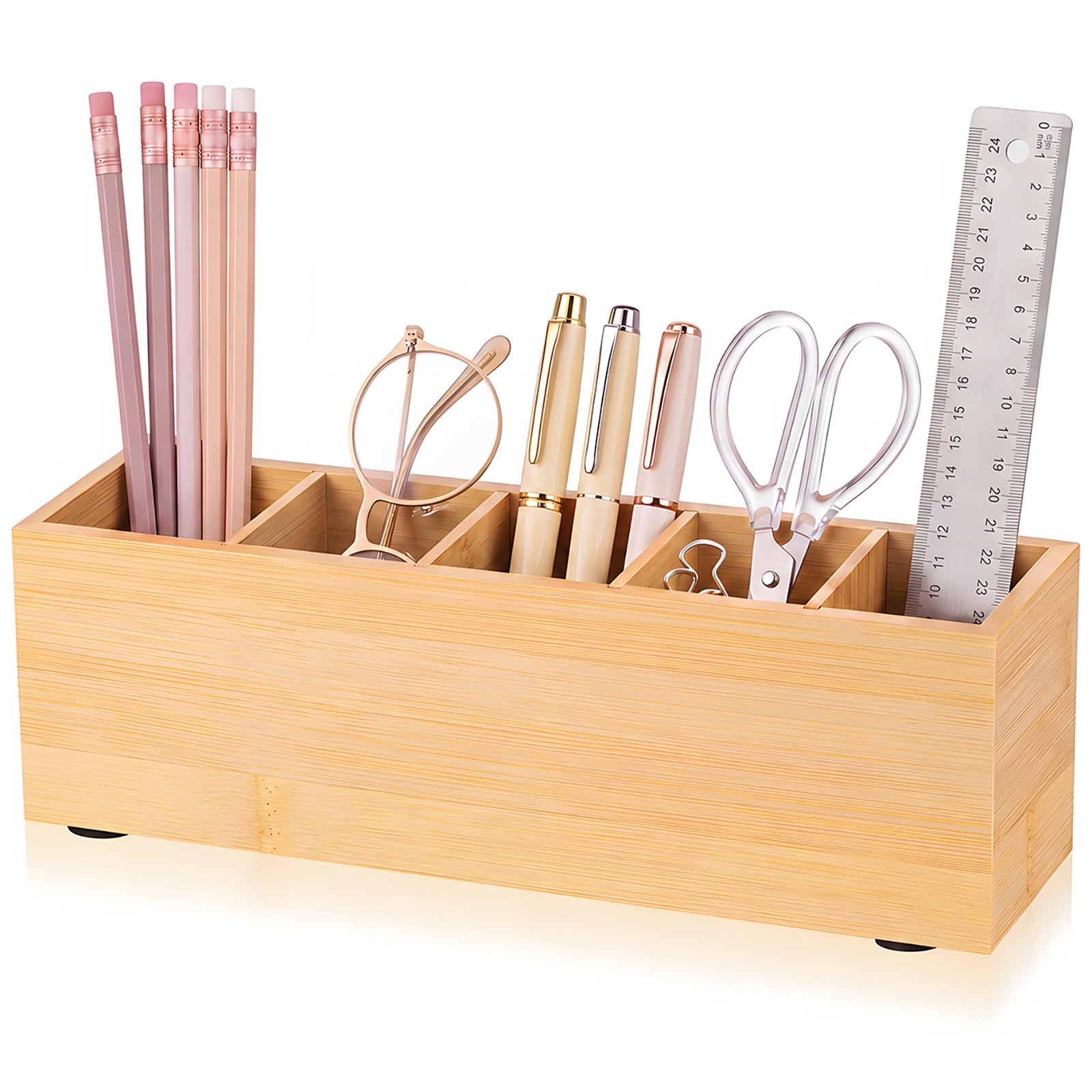 Jetec Wooden Pencil Pen Holder - Organize Your Desk -11 Jetec Wooden Pencil Pen Holder - Organize Your Desk -11