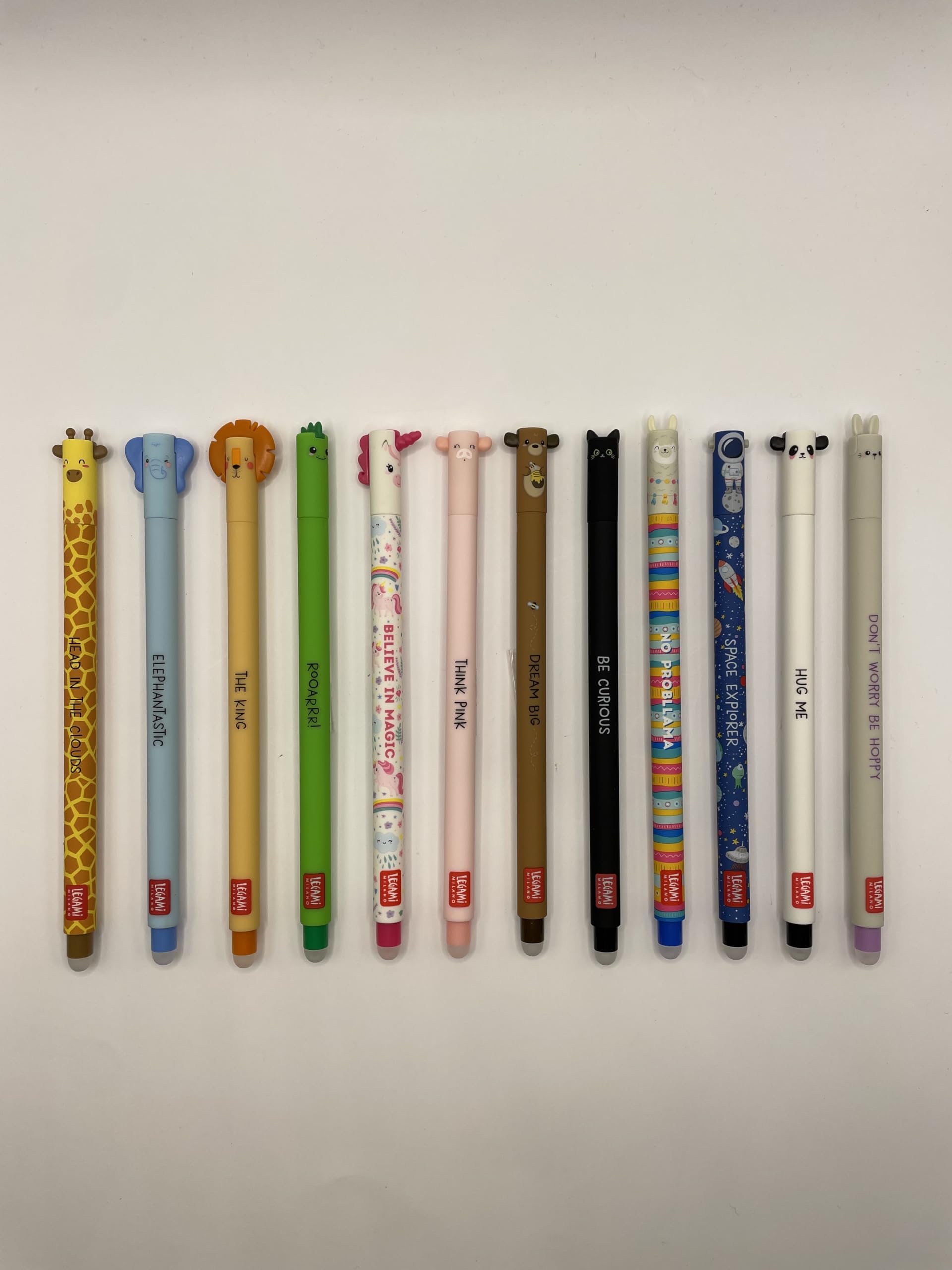 Legami - Juego de 12 bolígrafos de gel Legami