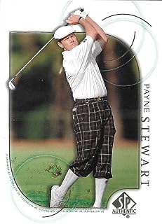 2001 SP Authentic Golf #6 Payne Stewart Official Upper Deck Trading Card (Stock Photo Shown, Card in Near Mint to Mint Condition)