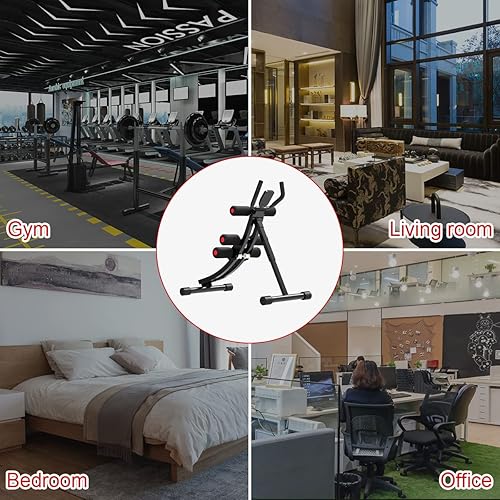 Miniatura 4 de IRELOJ Máquina de ejercicios abdominales y abdominales para gimnasio en casa, entrenamiento de fuerza, máquina de crujido abdominal, equipo de