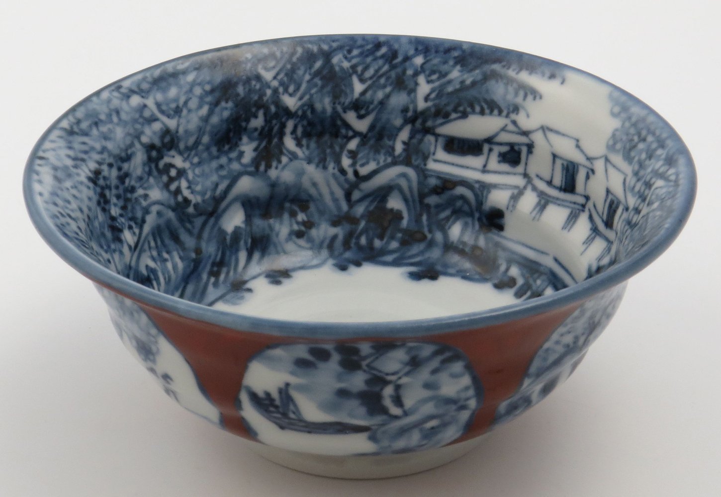 京焼 村田幸之介飯茶碗 Amazon.co.jp: 京焼 清水焼 村田幸之介 飯碗 大 赤塗丸紋山水 MK
