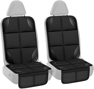 Protector de asiento para niños, antideslizante, impermeable, protector de asiento trasero para portabebés, asiento infantil y mascotas, ISOfix adecuado para todos los asientos infantiles-2PCS