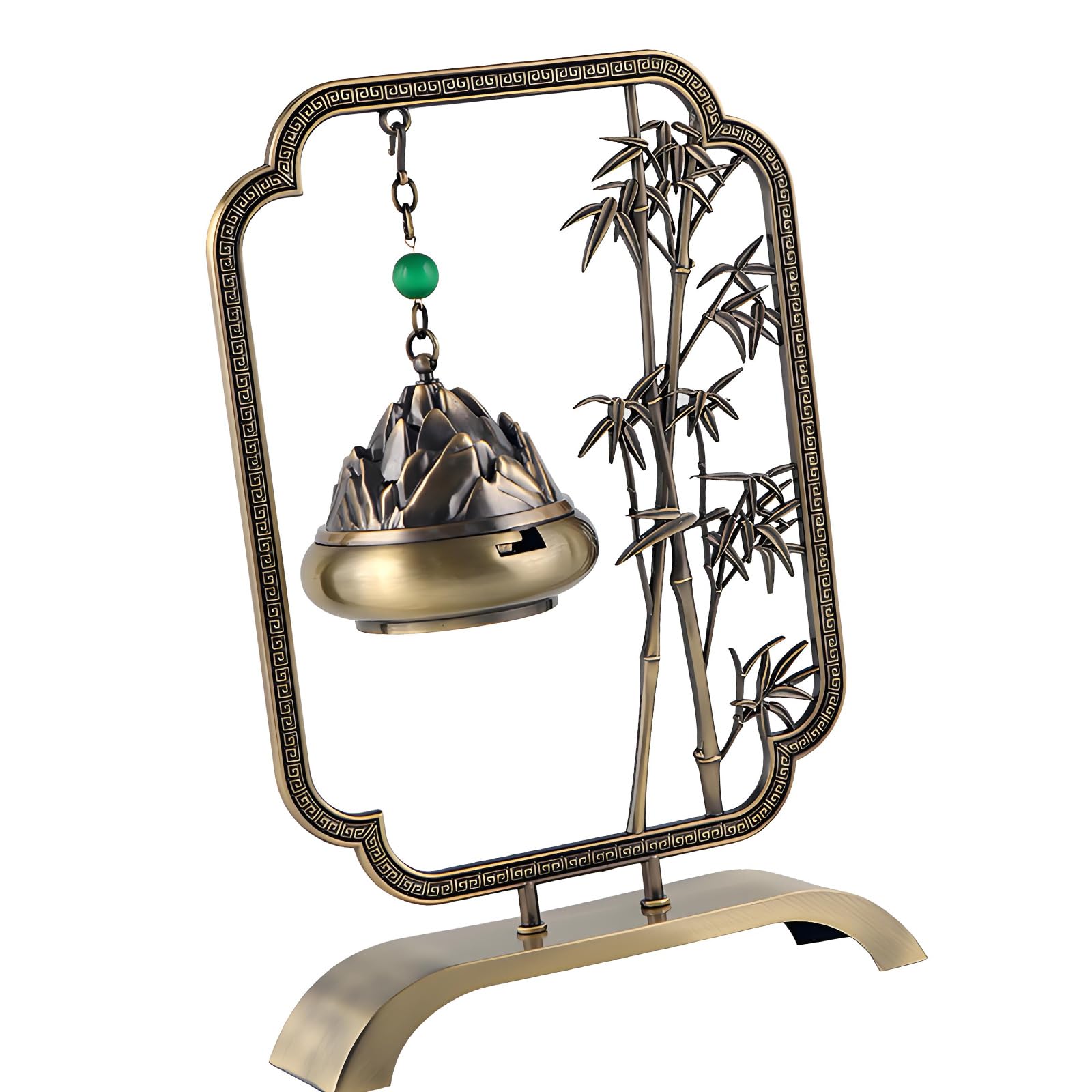 Decorative Chinese Hanging Incenses Holder with Pattern Alloy Aromatherapies Burners for Elegant Interior Space Chinese Scented Stove