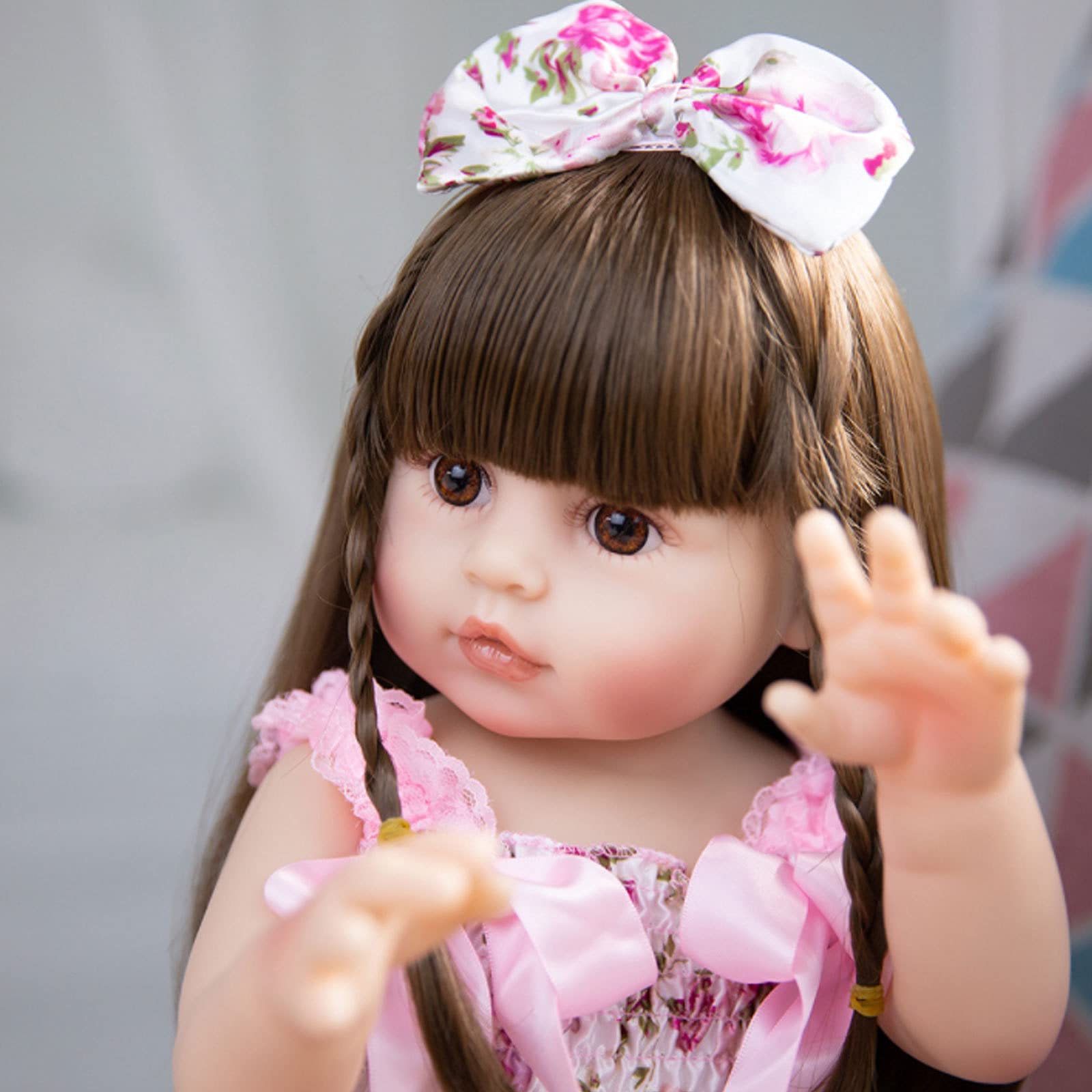 Amazon.co.jp: リアルな生まれ変わった人形の女の子手作りの
