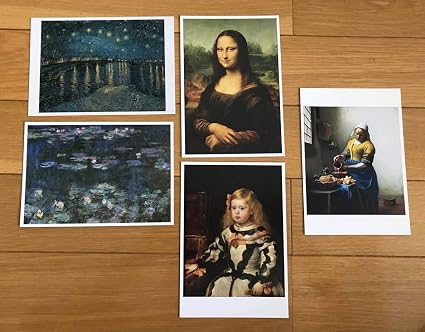 Amazon 名画ポストカード オルセー美術館 ルーブル美術館 ロンドン ナショナル ギャラリーなどで購入 多数 ポストカード 絵柄付はがき 文房具 オフィス用品