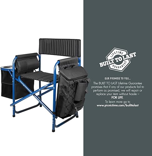 Miniatura 7 de PICNIC TIME ONIVA - a Brand Ole Miss Rebels - Silla Fusion mochila con hielera, (gris oscuro con detalles azules)