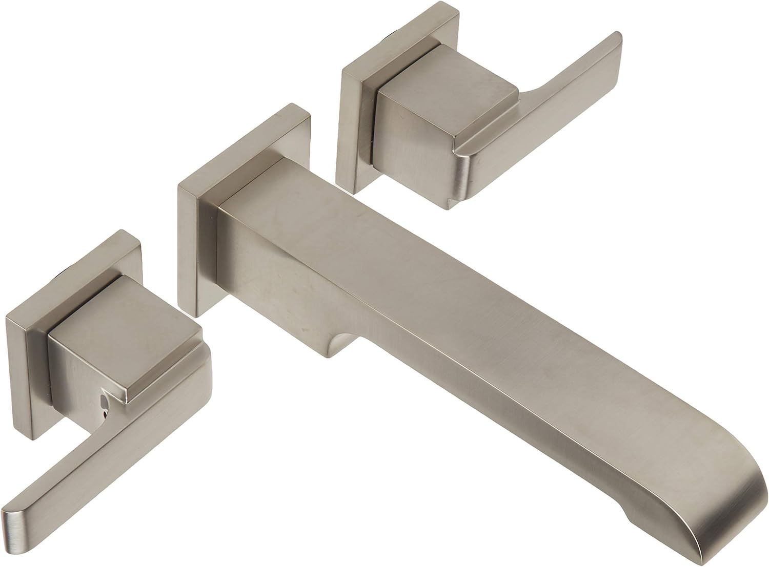 Suреr Dеаl Prоduсt Delta Faucet Ara Wall Mount Faucet, Bathroom Faucet Brushed Nickel, Wall Mount Bathroom Faucet 3 Hole, Widespread Bathroom Faucet, Stainless T3567LF-SSWL