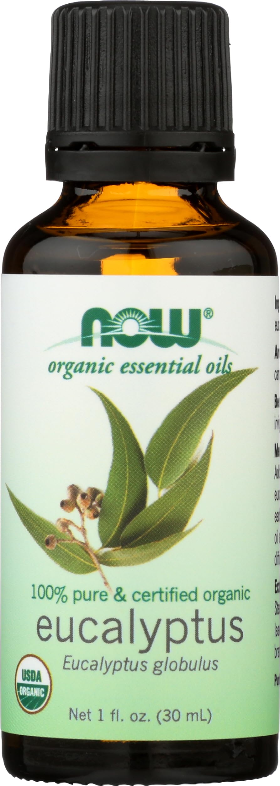 NOW Solutions Eucalyptus Oil Organic, 1 Oz.
