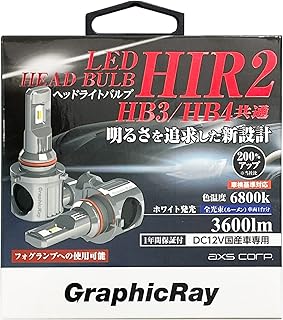 GRX-722LEDヘッドライトバルブ HIR2/HB3/HB4