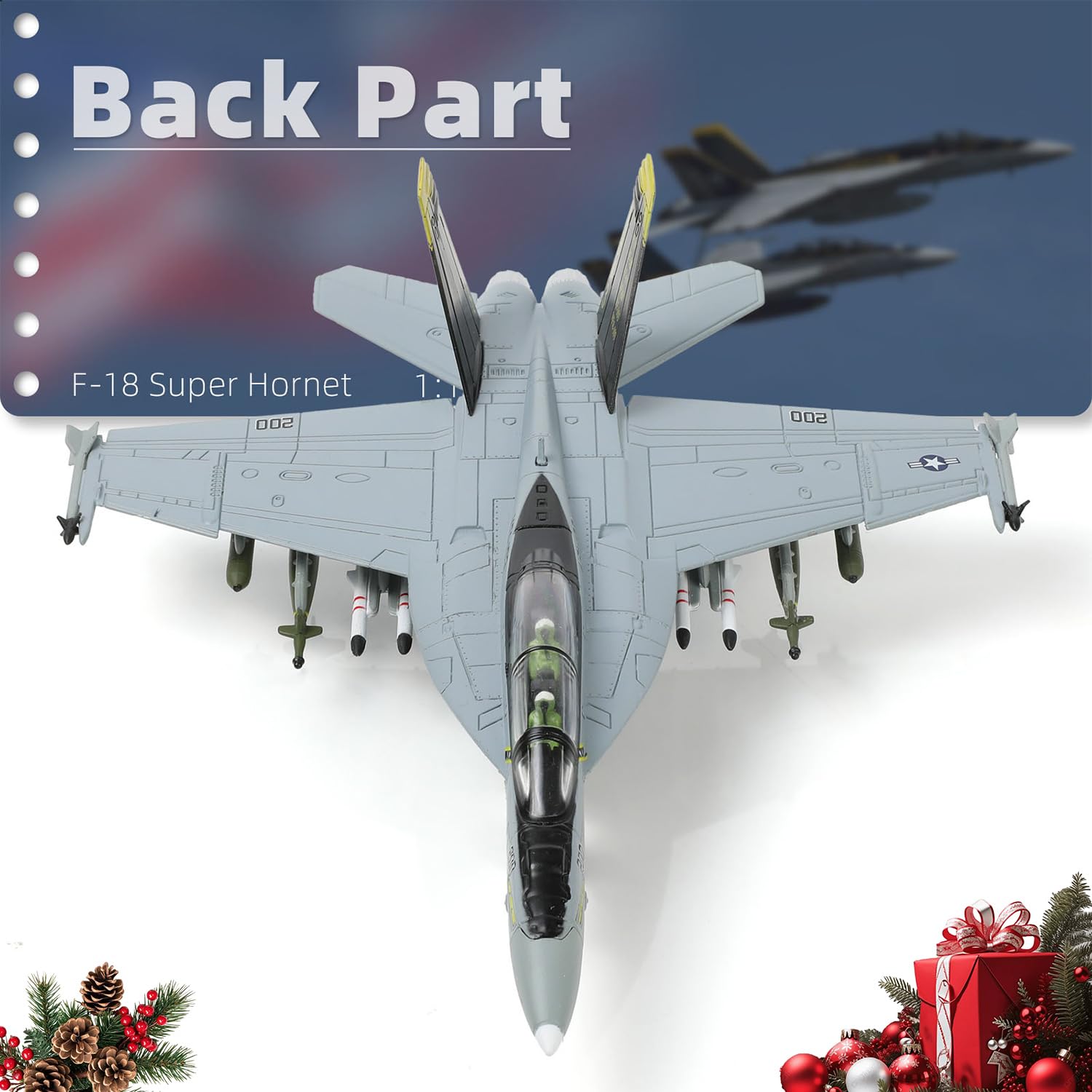 Amazon.com: SEBUNAS 1/100 Scale F/A-18 Super Hornet Fighter Jet