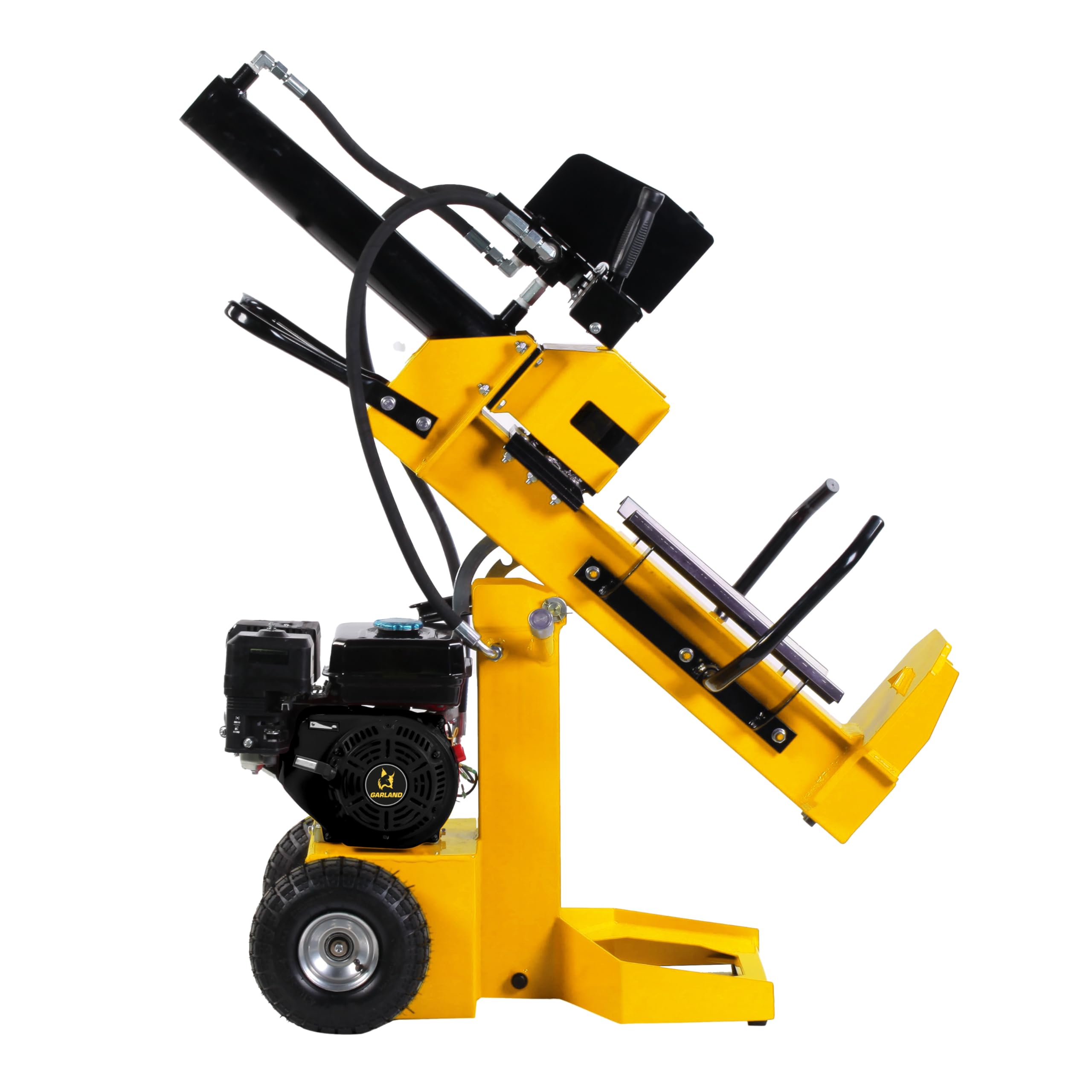 GARLAND CHOPPER 852 ZG-V23 - Astilladora de troncos gasolina 12T, motor 4T 208 cc, troncos hasta 52 cm, ruedas y asa, orientación variable, astilladora de leña profesional