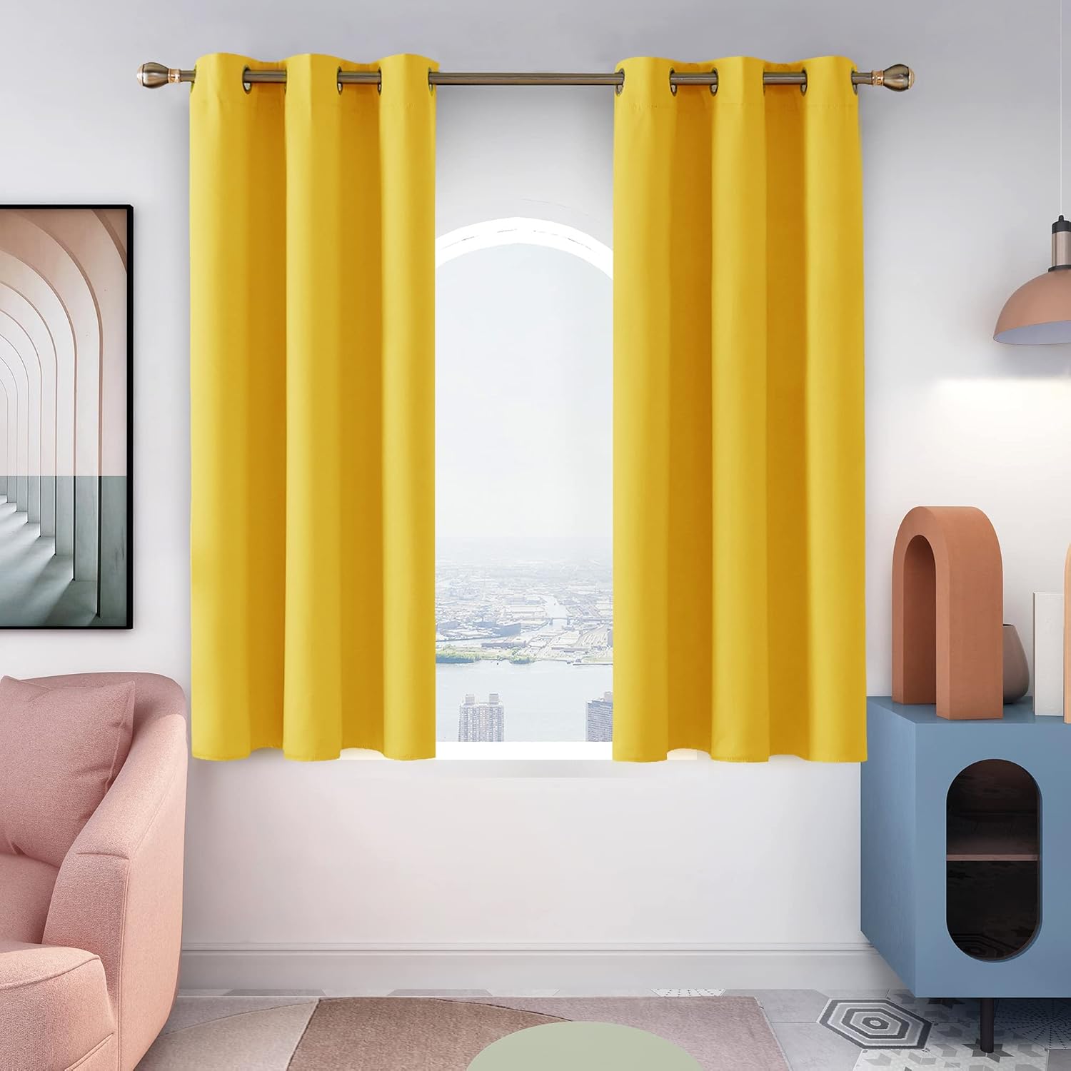 Deconovo Room Darkening Blackout Curtains with Grommets