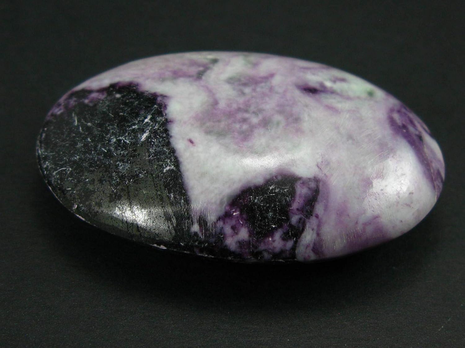 Very Rare Kammererite Chrome Clinochlore Tumbled Stone from Turkey- 2.2" - 56 Grams